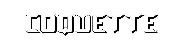 Robo-Clone Straight 3D  Free Fonts Download