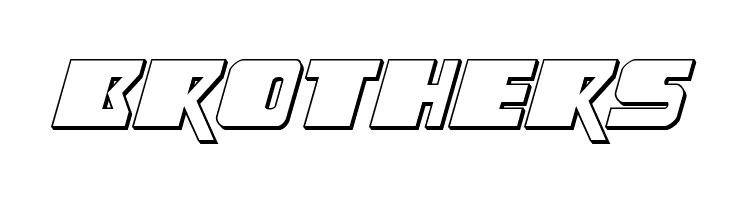 Space Runner 3D Italic  Free Fonts Download