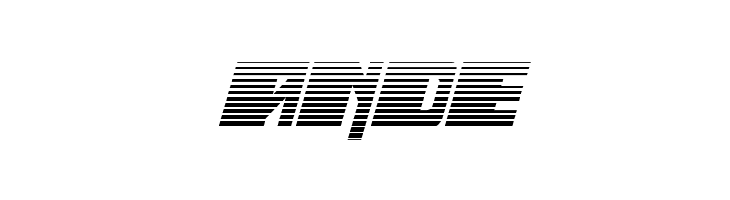 Space Runner Gradient Italic  Free Fonts Download