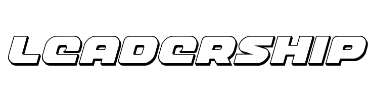 Front Runner 3D Italic  Free Fonts Download