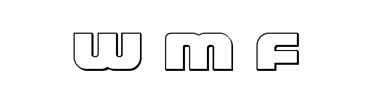Front Runner Outline  Free Fonts Download
