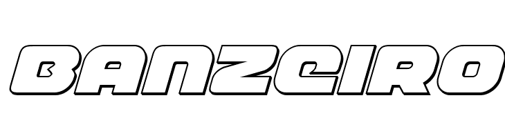 Front Runner Outline Italic  Free Fonts Download