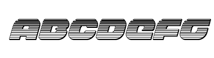 Front RunnerChrome Italic  Free Fonts Download