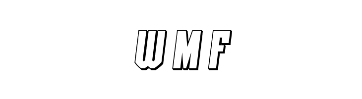 Special Agent 3D Semi-Italic  Free Fonts Download