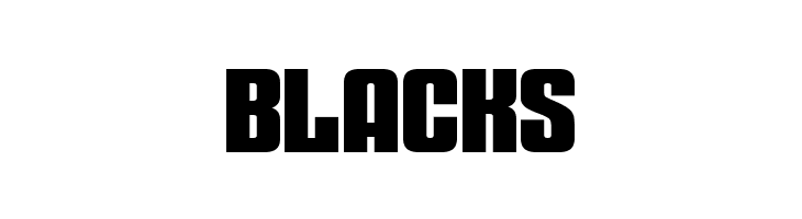 BLACKS Special Agent Xtra-Expanded Font