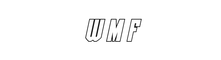 Special Agent Outline Italic  Free Fonts Download