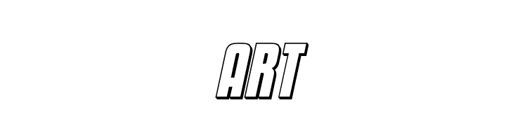 Special Agent 3D Italic  Free Fonts Download