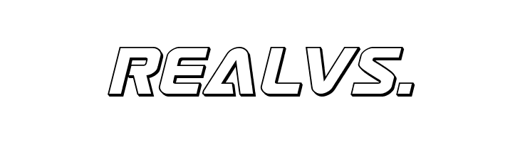 Astro Armada 3D Italic  Free Fonts Download