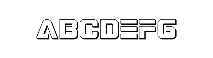 Astro Armada 3D  Free Fonts Download