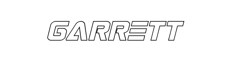 Astro Armada Outline Italic  Free Fonts Download