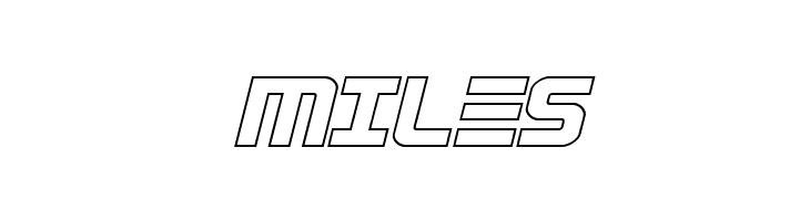 Astro Armada Outline Italic  Free Fonts Download