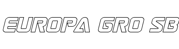 Astro Armada Outline Italic  Free Fonts Download