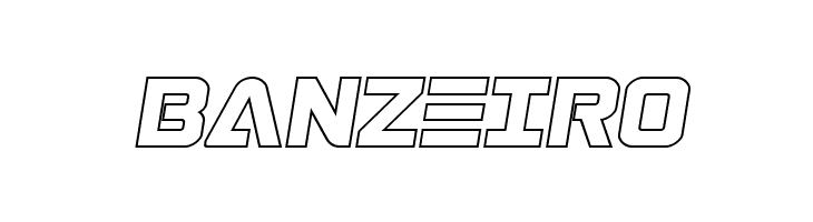 Astro Armada Outline Semi-Ital  Free Fonts Download