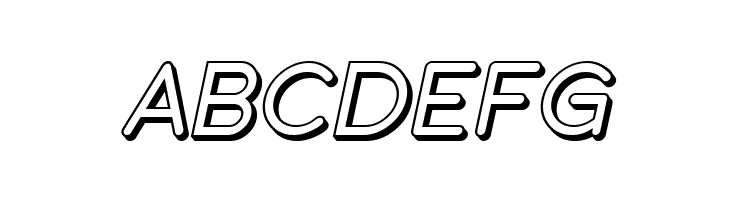 SF Orson Casual Shaded Oblique  Free Fonts Download