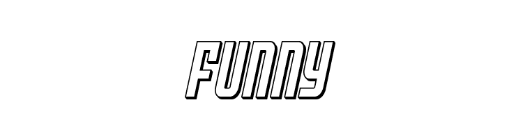 Peace & Houston 3D Italic  Free Fonts Download