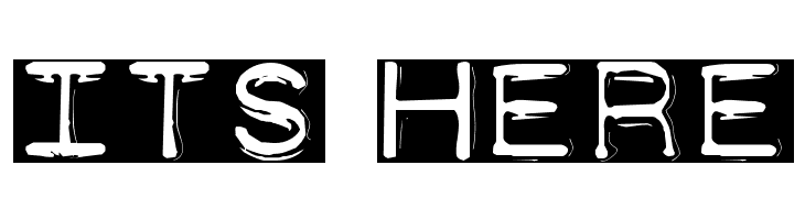 DymoFontInvers  Free Fonts Download