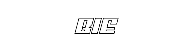 American Grain Bold Outl Itali  Free Fonts Download