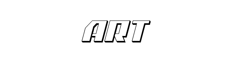 American Grain 3D Italic  Free Fonts Download