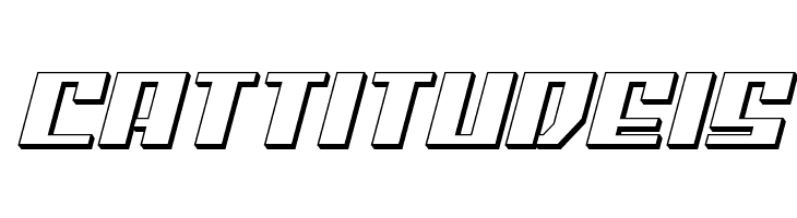 American Grain 3D Italic  Free Fonts Download