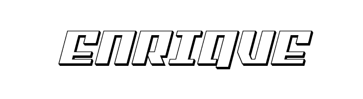 American Grain 3D Italic  Free Fonts Download