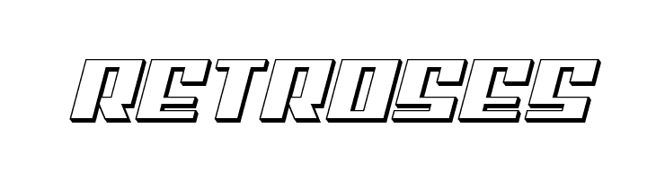 American Grain 3D Italic  Free Fonts Download