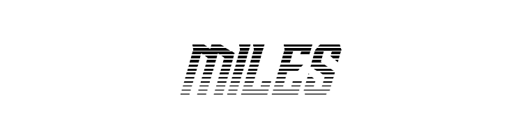 Drive Corps Scanlines Italic  Free Fonts Download