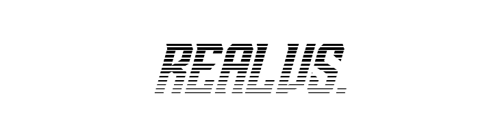 Drive Corps Scanlines Italic  Free Fonts Download