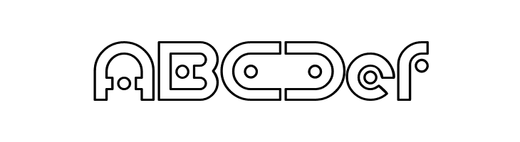 SF Planetary Orbiter Outline  Free Fonts Download