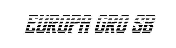 Drive Corps Gradient Italic  Free Fonts Download