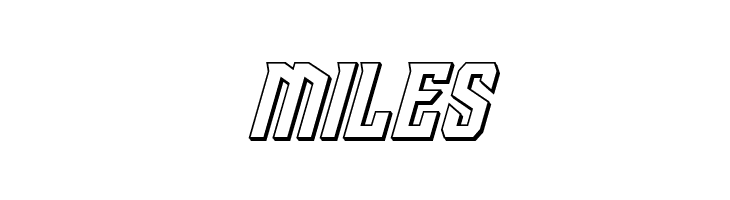 Drive Corps 3D Italic  Free Fonts Download