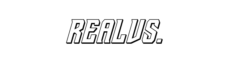 Drive Corps 3D Italic  Free Fonts Download