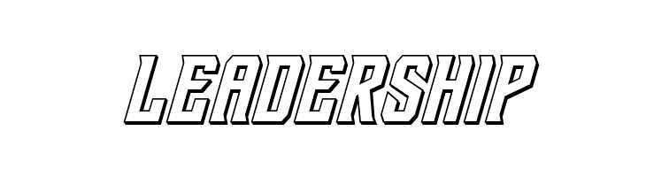 Drive Corps 3D Italic  Free Fonts Download