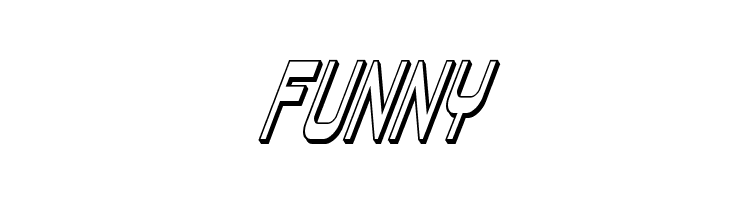 Blizzard Shaft 3D Super-Italic  Free Fonts Download