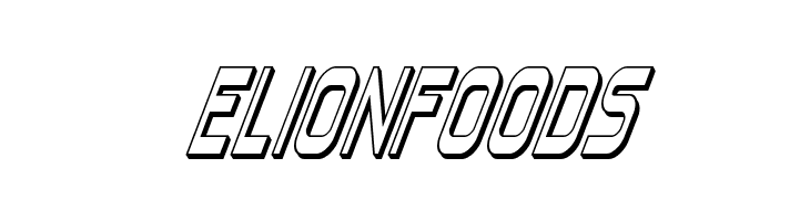 Blizzard Shaft 3D Super-Italic  Free Fonts Download