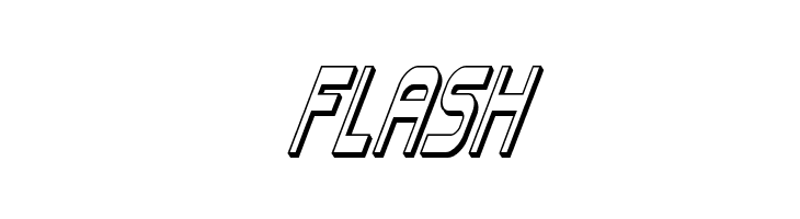 Blizzard Shaft 3D Super-Italic  Free Fonts Download