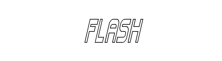 Blizzard Shaft Outline SemItal  Free Fonts Download