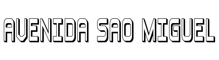 Blizzard Shaft 3D  Free Fonts Download