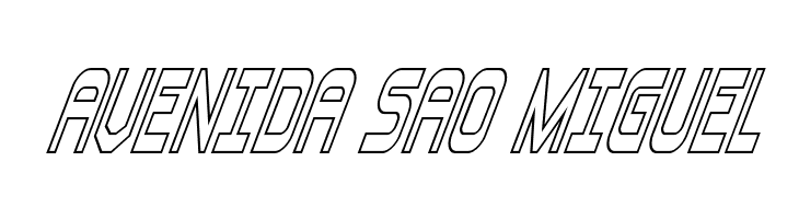 Blizzard Shaft Outline SuperIt  Free Fonts Download