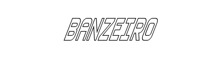 Blizzard Shaft Outline SuperIt  Free Fonts Download