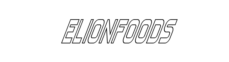 Blizzard Shaft Outline SuperIt  Free Fonts Download