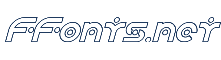 SF Planetary Orbiter Outline Italic font — Lorem ipsum body text preview