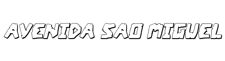 Coffin Stone 3D Italic  Free Fonts Download