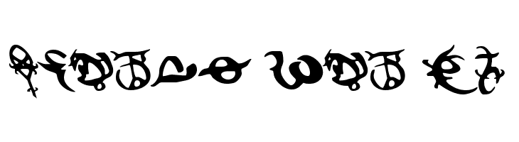 Devil's Tongue Leftalic  Free Fonts Download