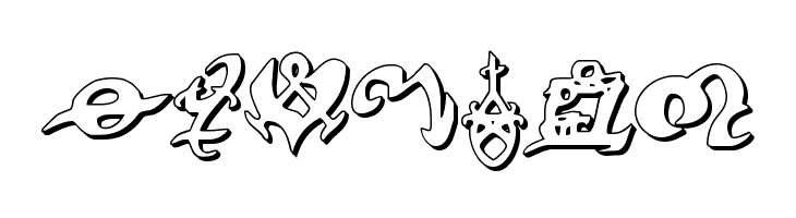 Devil's Tongue 3D  Free Fonts Download