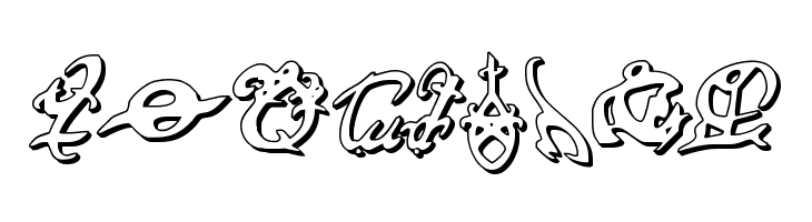 Devil's Tongue 3D  Free Fonts Download