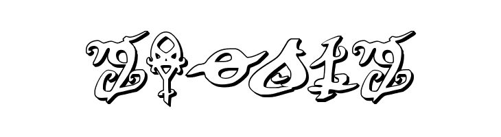 Devil's Tongue 3D  Free Fonts Download