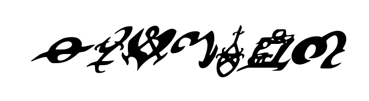 Devil's Tongue Italic  Free Fonts Download