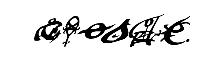 Devil's Tongue Italic  Free Fonts Download