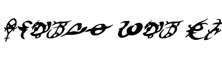 Devil's Tongue Italic  Free Fonts Download