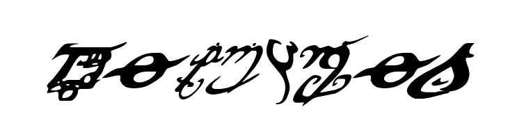 Devil's Tongue Italic  Free Fonts Download